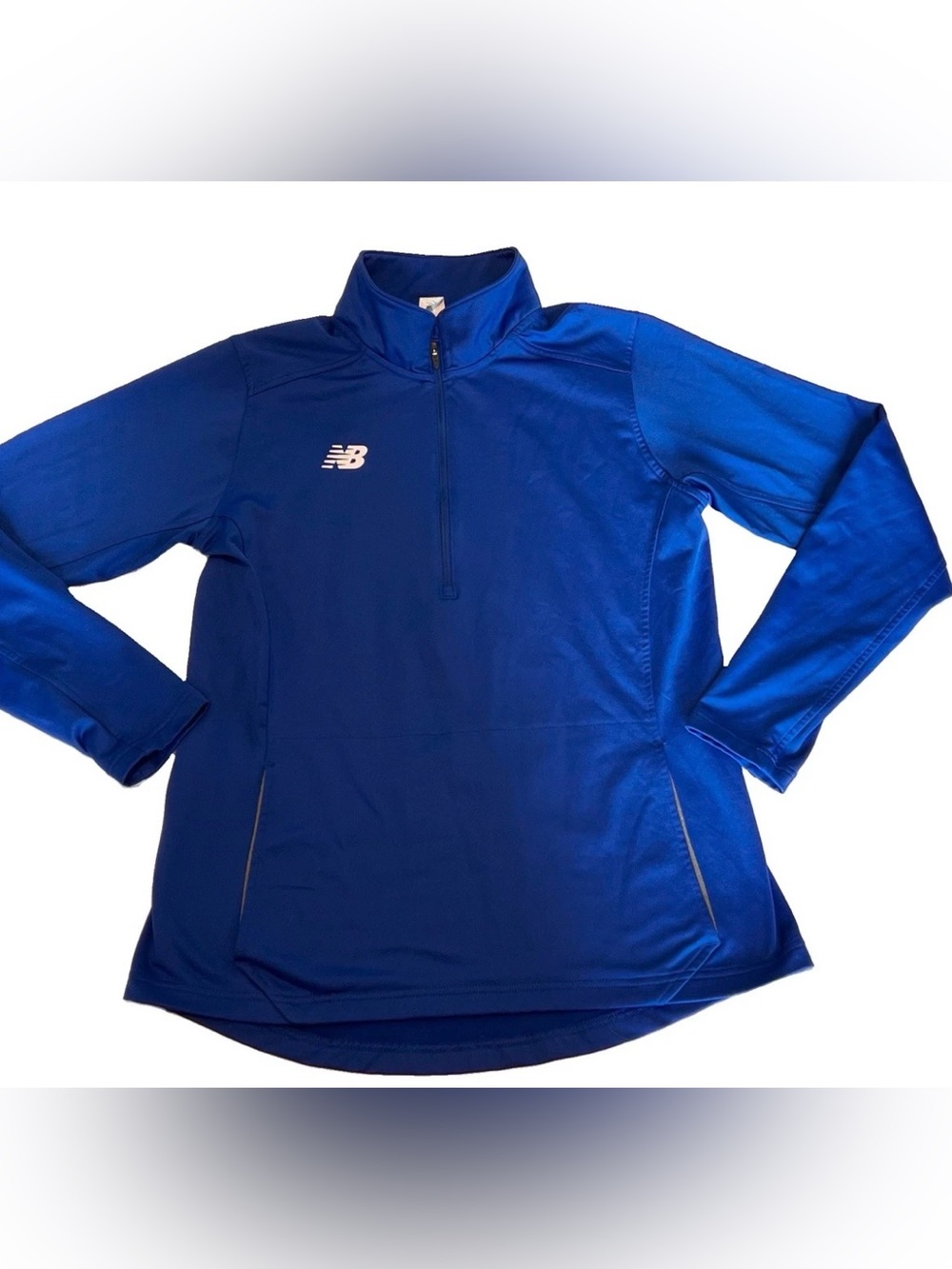 New Balance Womens NB Dry Half Zip Athletic Pullover Blue TMWT710 Size L